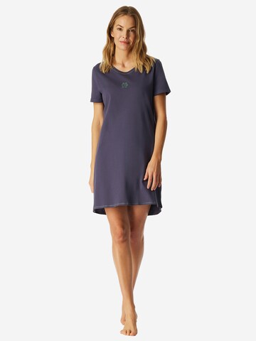 SCHIESSER Nightgown ' Casual Essentials ' in Blue: front