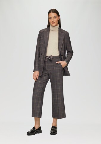 Wide leg Pantaloni di s.Oliver BLACK LABEL in grigio