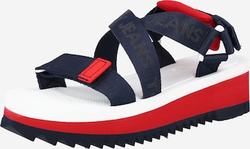 Tommy Jeans Sandals in Blue: front