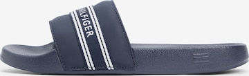TOMMY HILFIGER Pantoletter i blå: forside