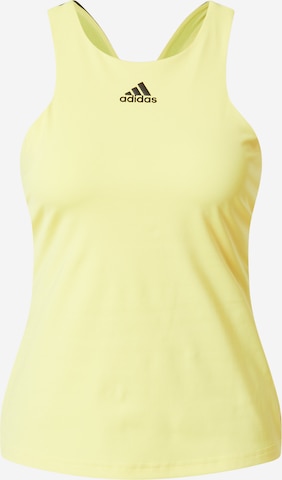 ADIDAS SPORTSWEAR Sports top in Yellow: front