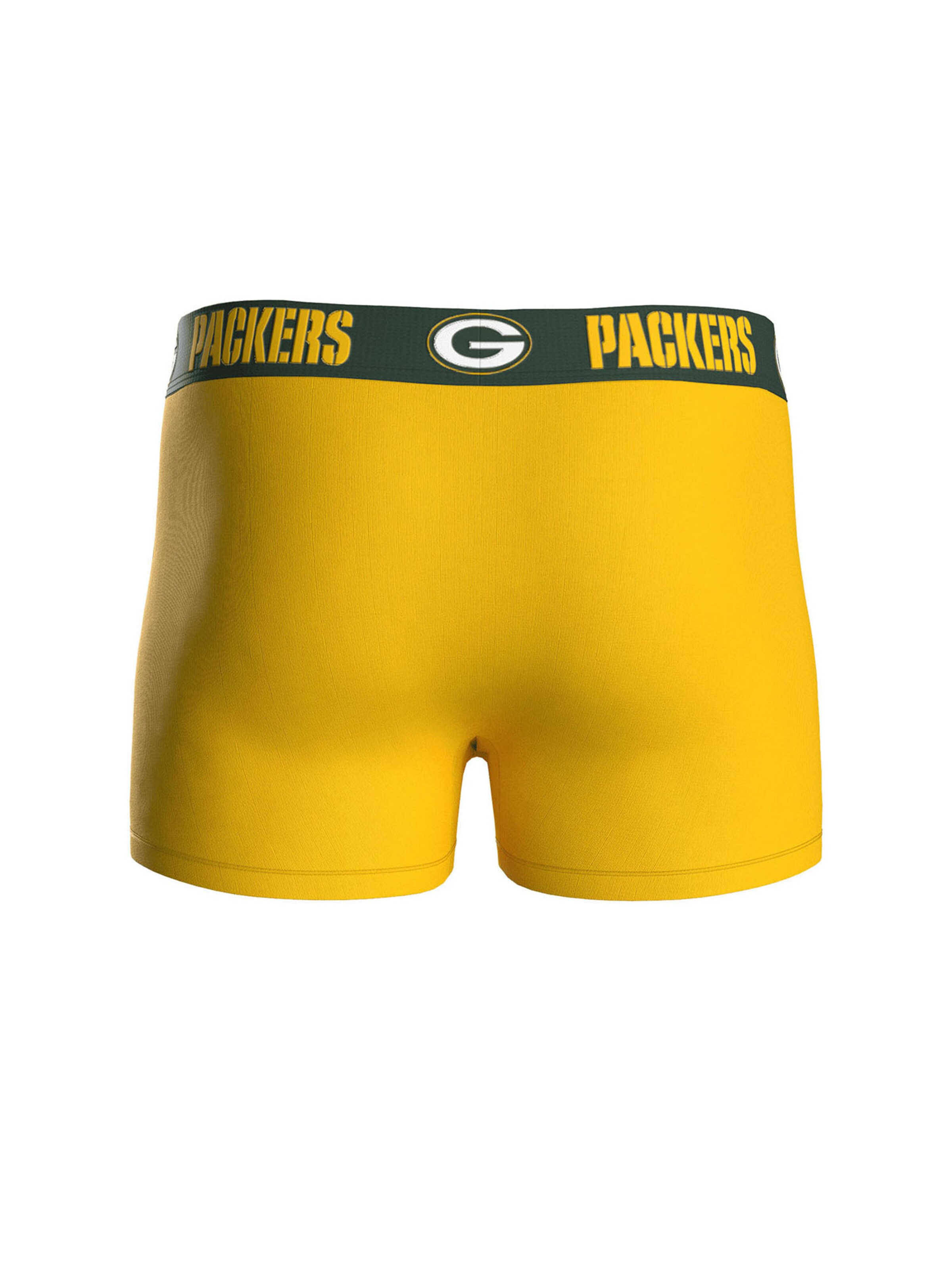 Huddle Boxer shorts 'Green Bay Packers' in Yellow