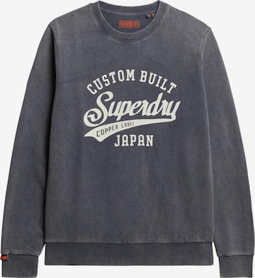Superdry Sweatshirt in Blue: front