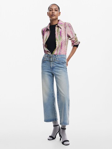 Wide Leg Jean Desigual en bleu