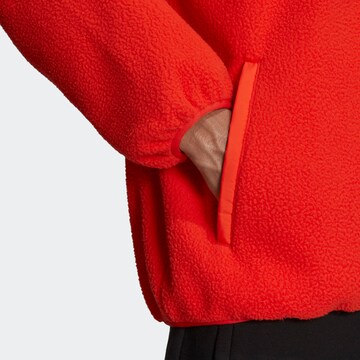 ADIDAS ORIGINALS Fleecejacke in Rot