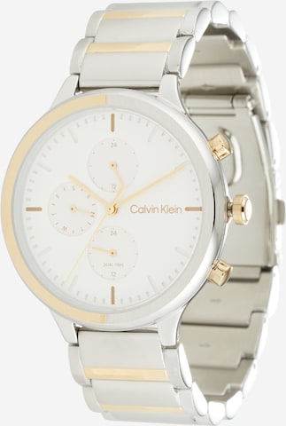 sidabrinė Calvin Klein Analoginis (įprasto dizaino) laikrodis: priekis