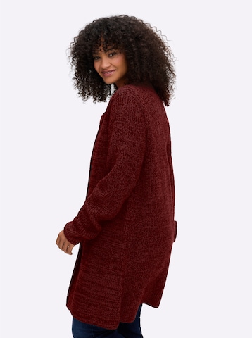 SHEEGO Вязаная кофта в Красный