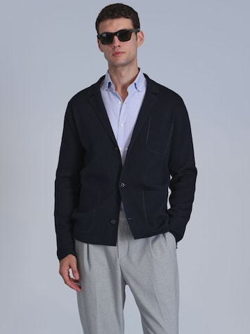 Lufian Gebreid vest in Blauw