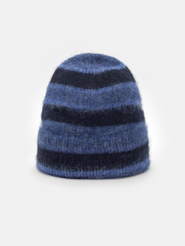 Pull&Bear Beanie 'STWD' in Blue