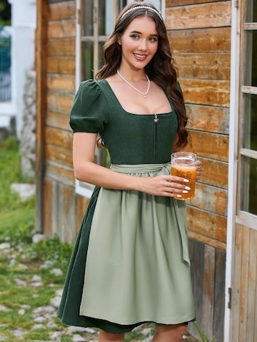 Yesfashion Dirndl in Green