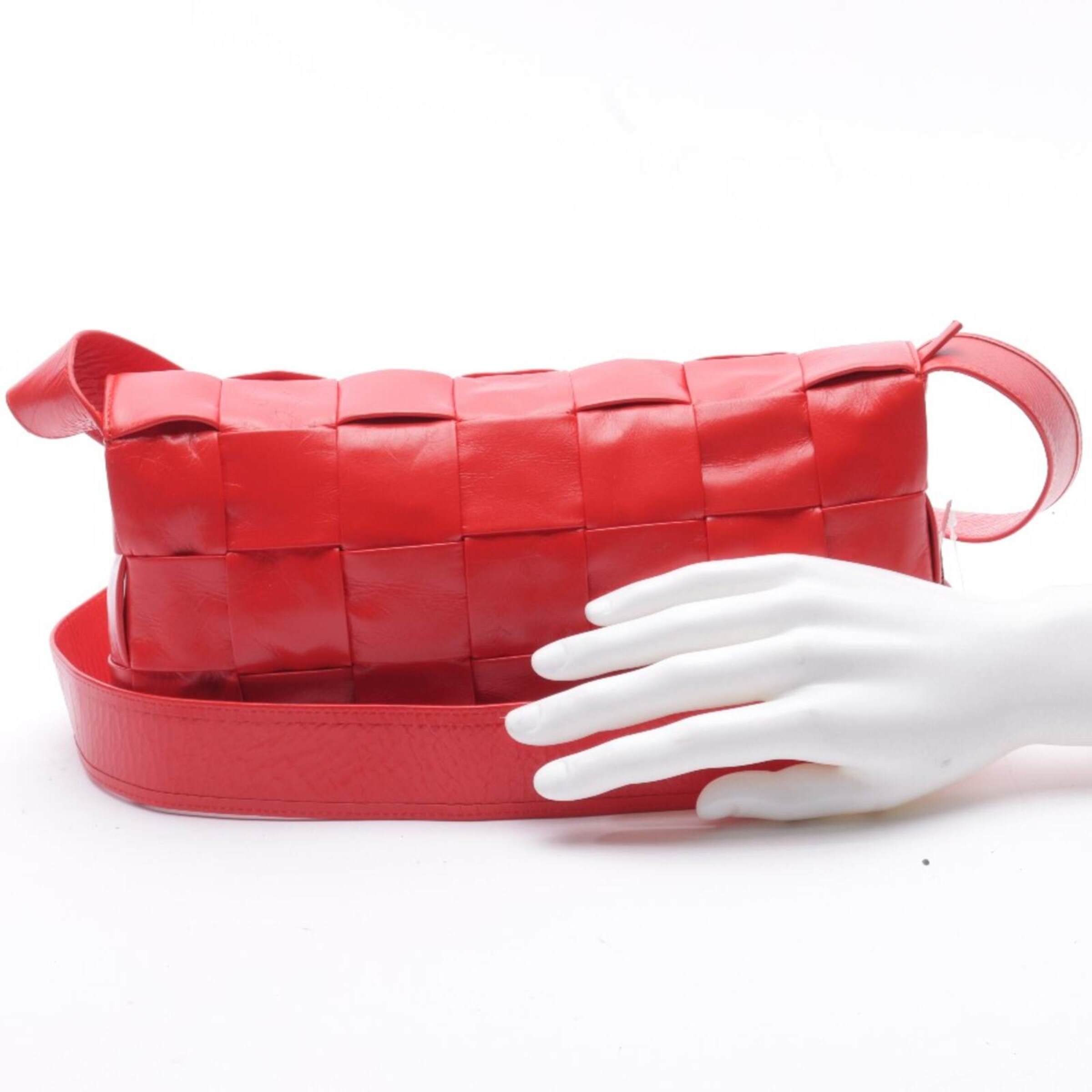 Bottega Veneta Ledertasche One Size in Rot