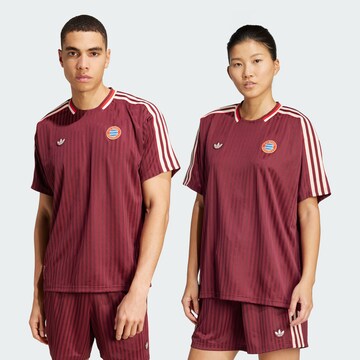 ADIDAS ORIGINALS Shirt in Red: front