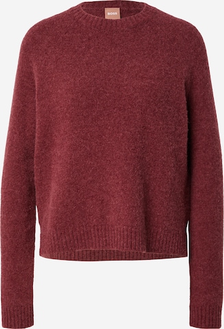 BOSS Black Sweater 'Febisan' in Red: front