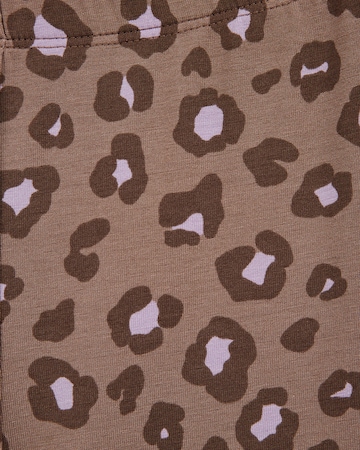 WE Fashion - Acampanado Leggings en marrón