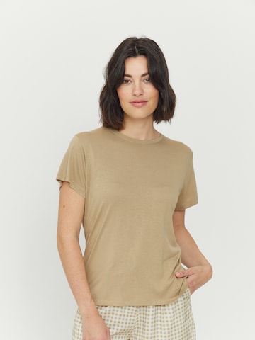 mazine Shirt ' Leona T ' in Beige: front