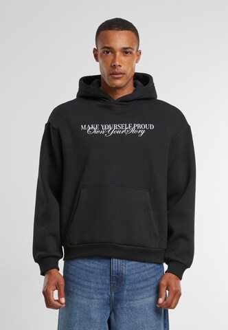 Sweat-shirt 'Make Yourself Proud' MT Upscale en noir : devant
