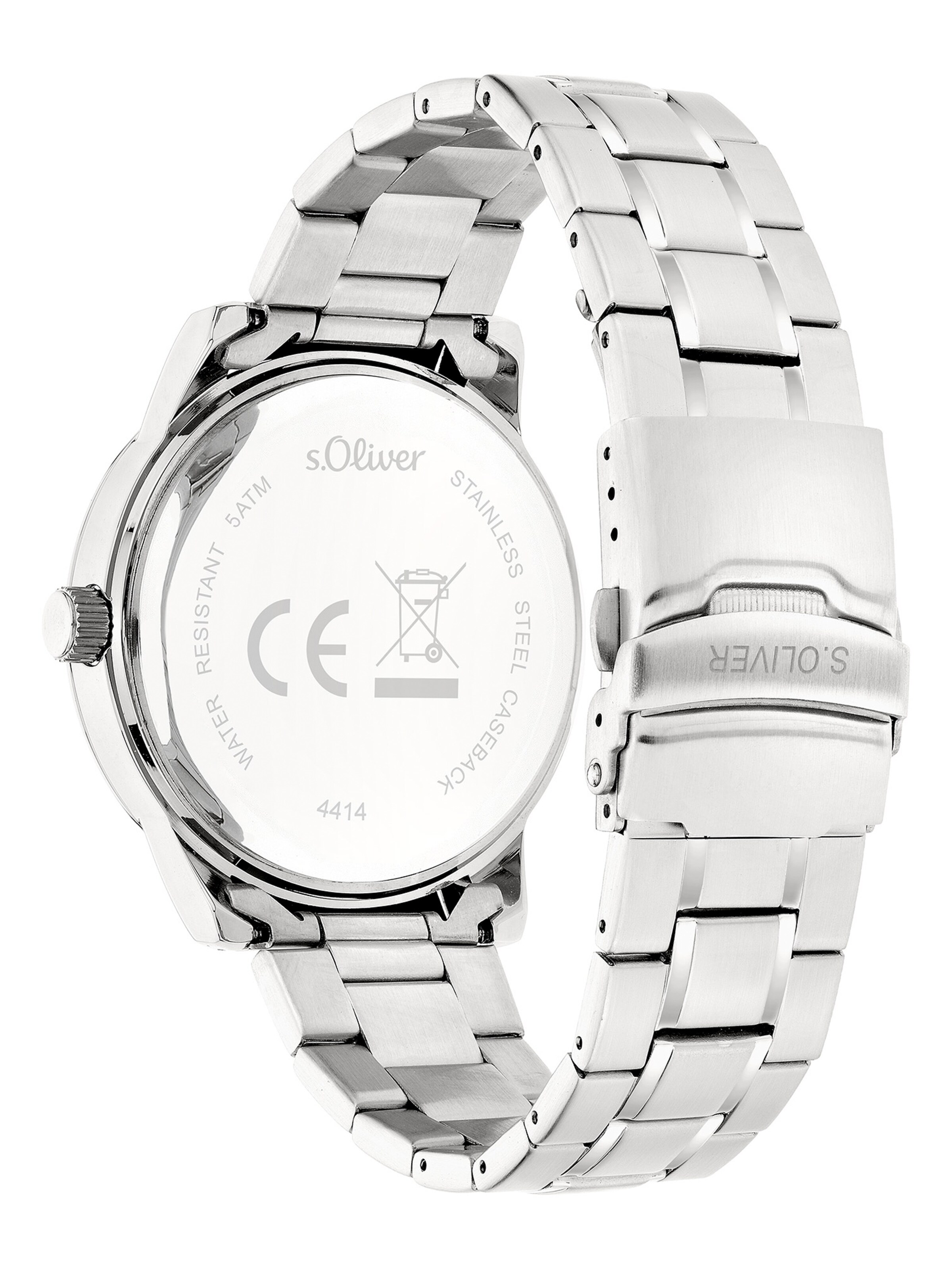 s.Oliver Analog Watch in Silver
