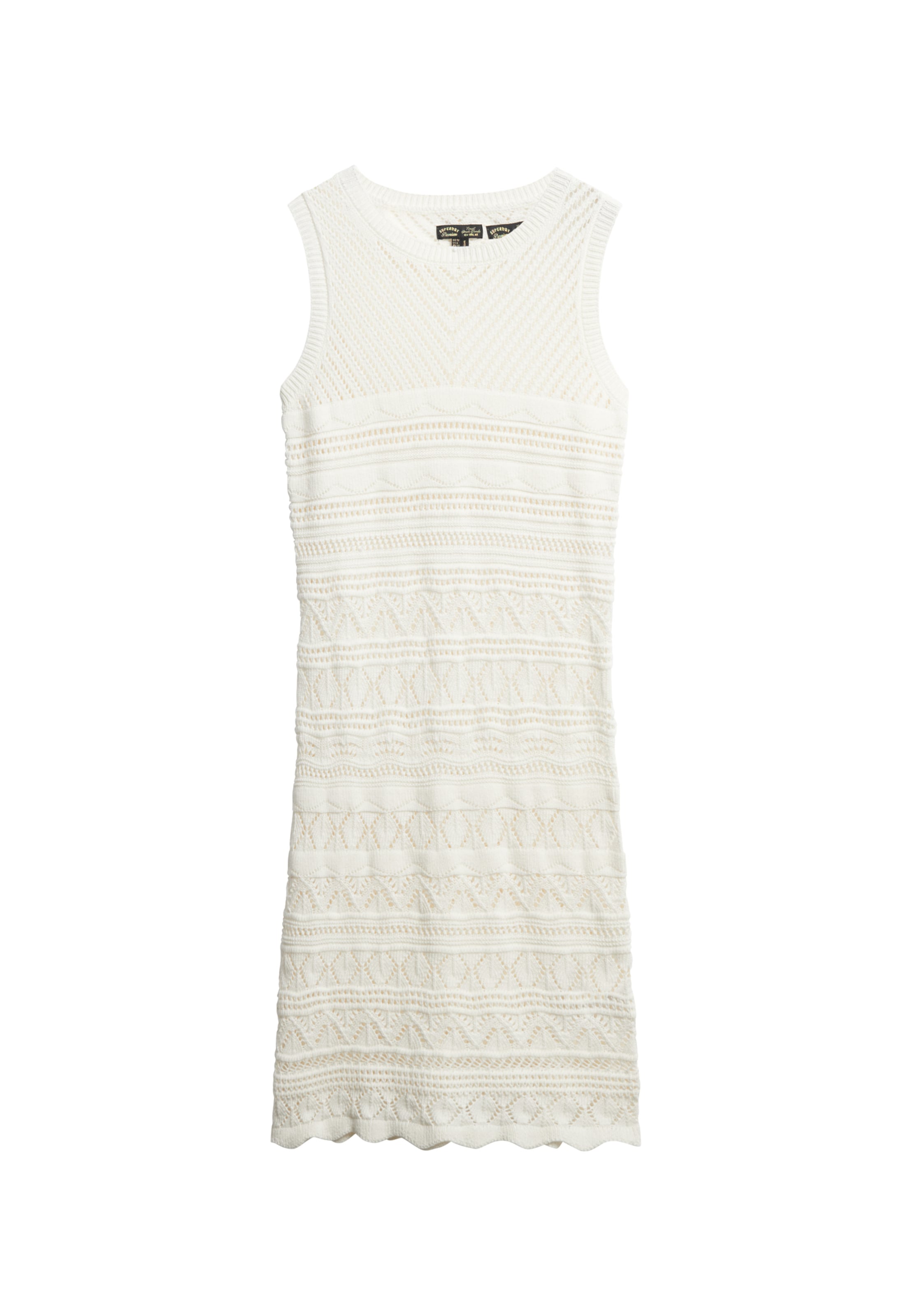 Robe d’été Superdry en blanc : devant