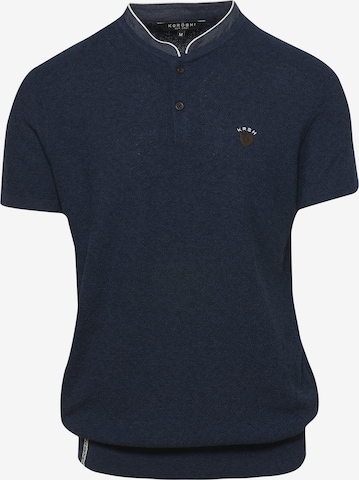 KOROSHI Shirt in Blauw: voorkant