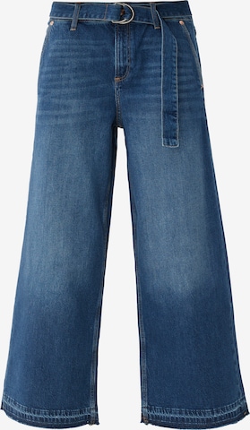 QS Zvonové kalhoty Džíny – modrá: přední strana