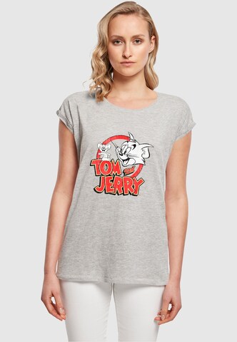 ABSOLUTE CULT T-Shirt 'Tom and Jerry' in Grau: Vorderseite