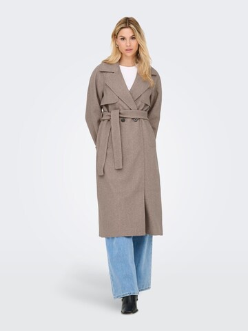 ONLY Übergangsmantel 'ONLLAURA' in Braun: Vorderseite