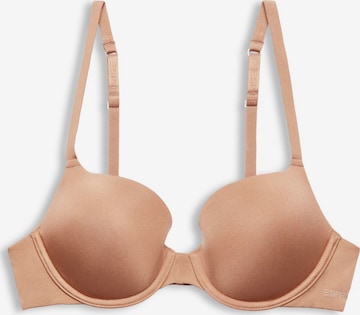 T-shirt Reggiseno di ESPRIT in beige: frontale