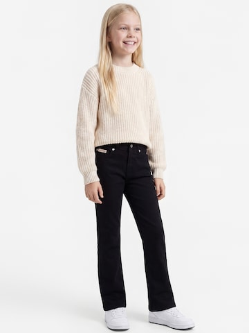 Calvin Klein Jeans Flared Farmer - fekete: elől