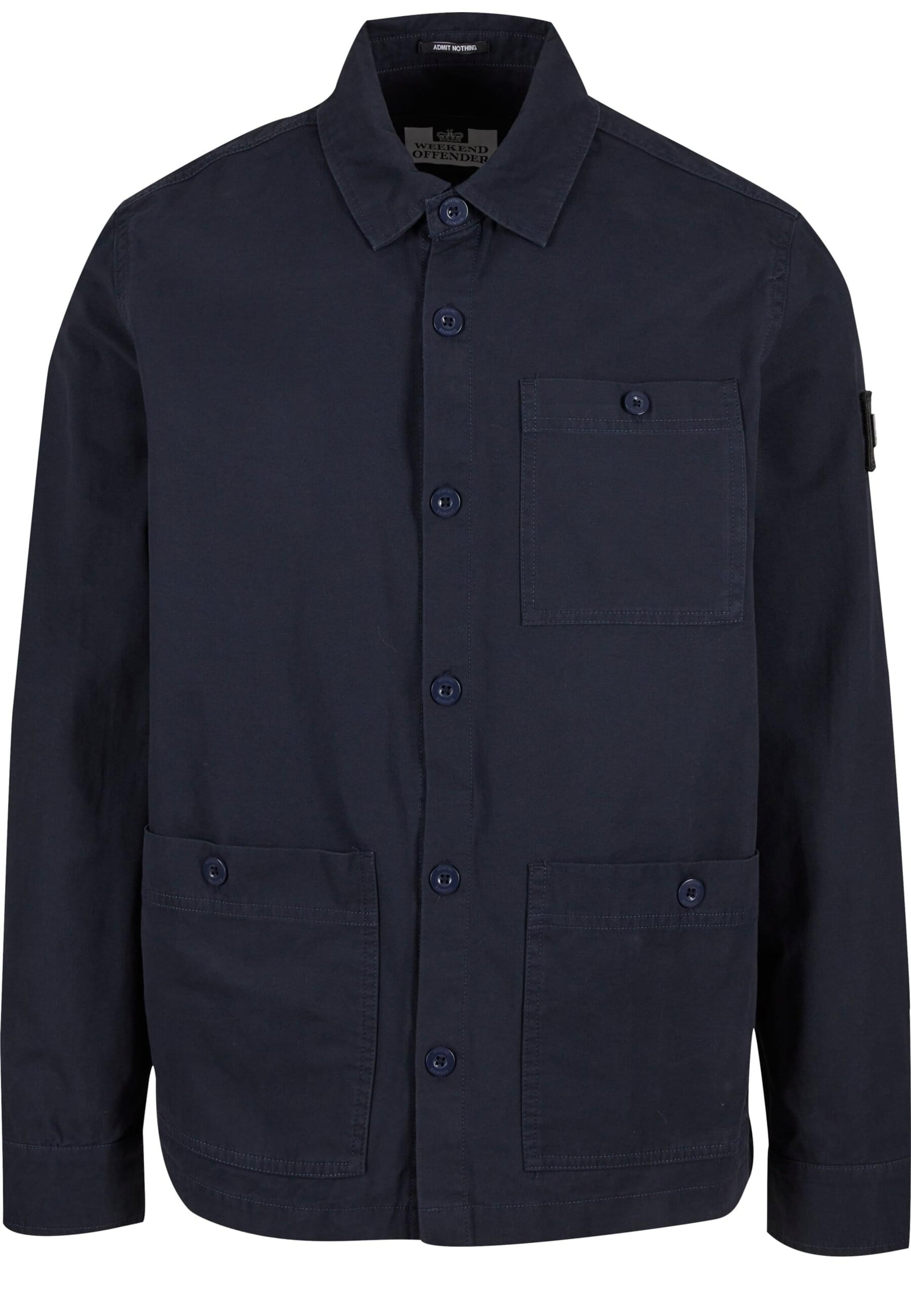 Weekend Offender Jacke in Blau: Vorderseite