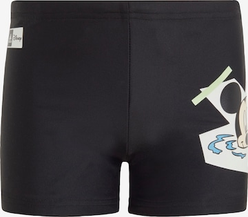 ADIDAS SPORTSWEAR Athletic Swimwear 'Disney Mickey' in Black: front