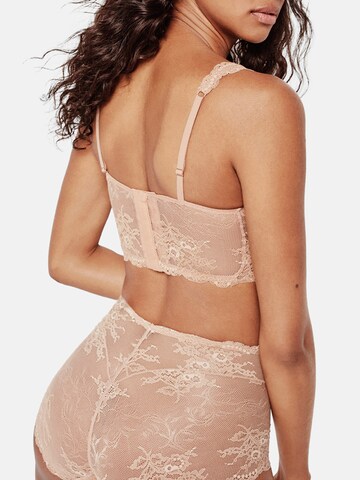 Gisela - Soutien Bustier Soutien em bege