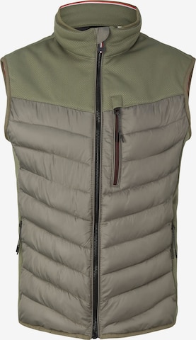 TOM TAILOR Bodywarmer in Groen: voorkant