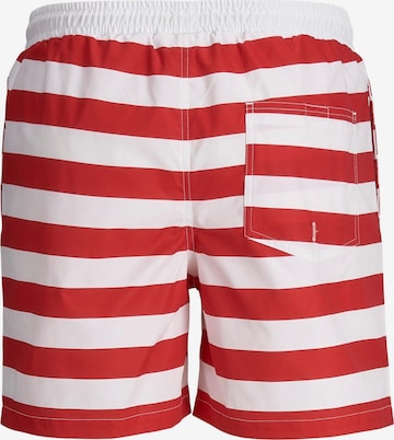 JACK & JONES Badeshorts 'Milos' in Rot