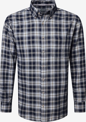 PIERRE CARDIN Overhemd in Blauw: voorkant