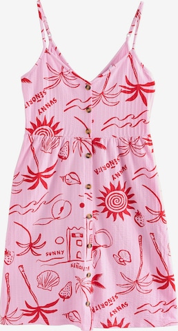 Rochie de vară de la Next pe roz: față