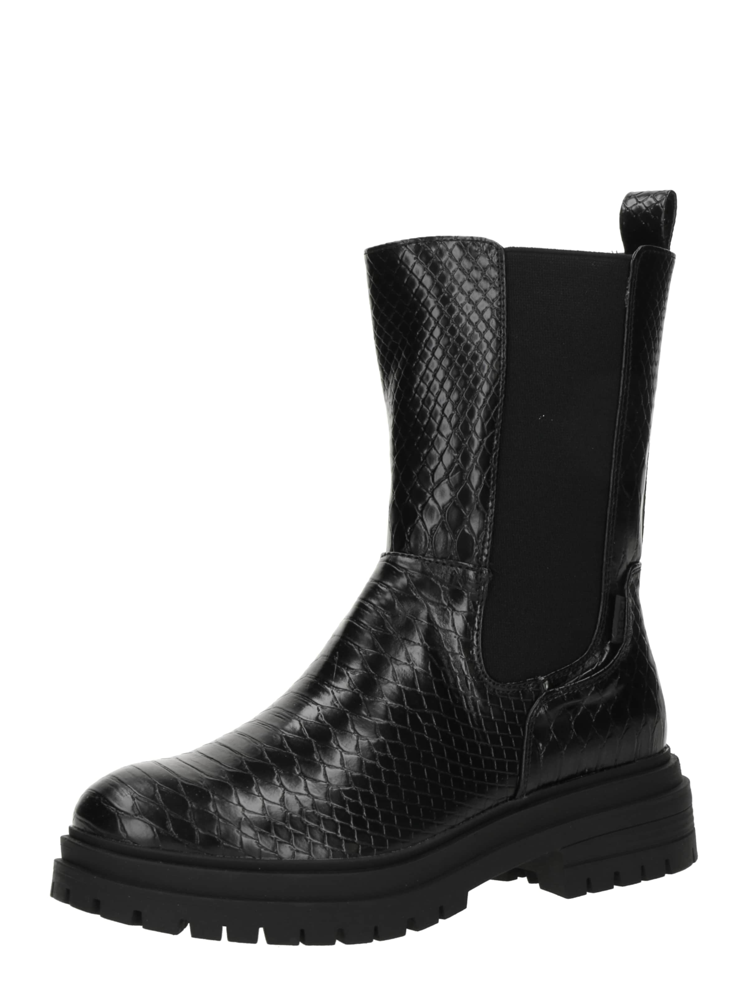 POSH by Poelman Chelsea boots 'Elin' in Zwart: voorkant