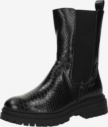 POSH by Poelman - Botas Chelsea 'Elin' en negro: frente