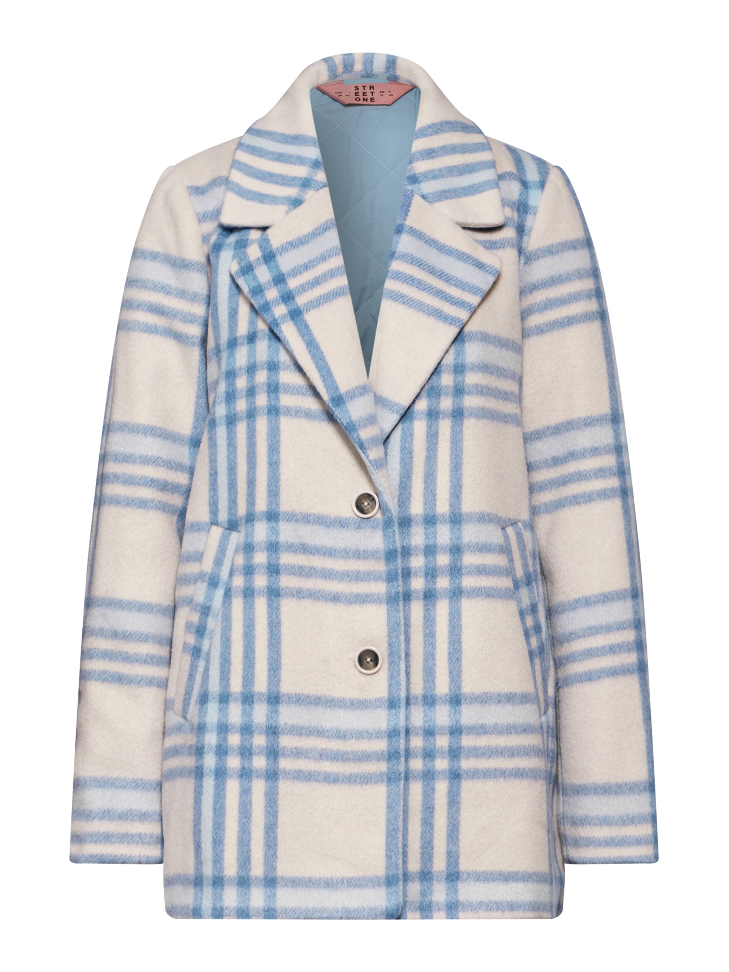 STREET ONE Tussenmantel 'Caban' in Beige: voorkant