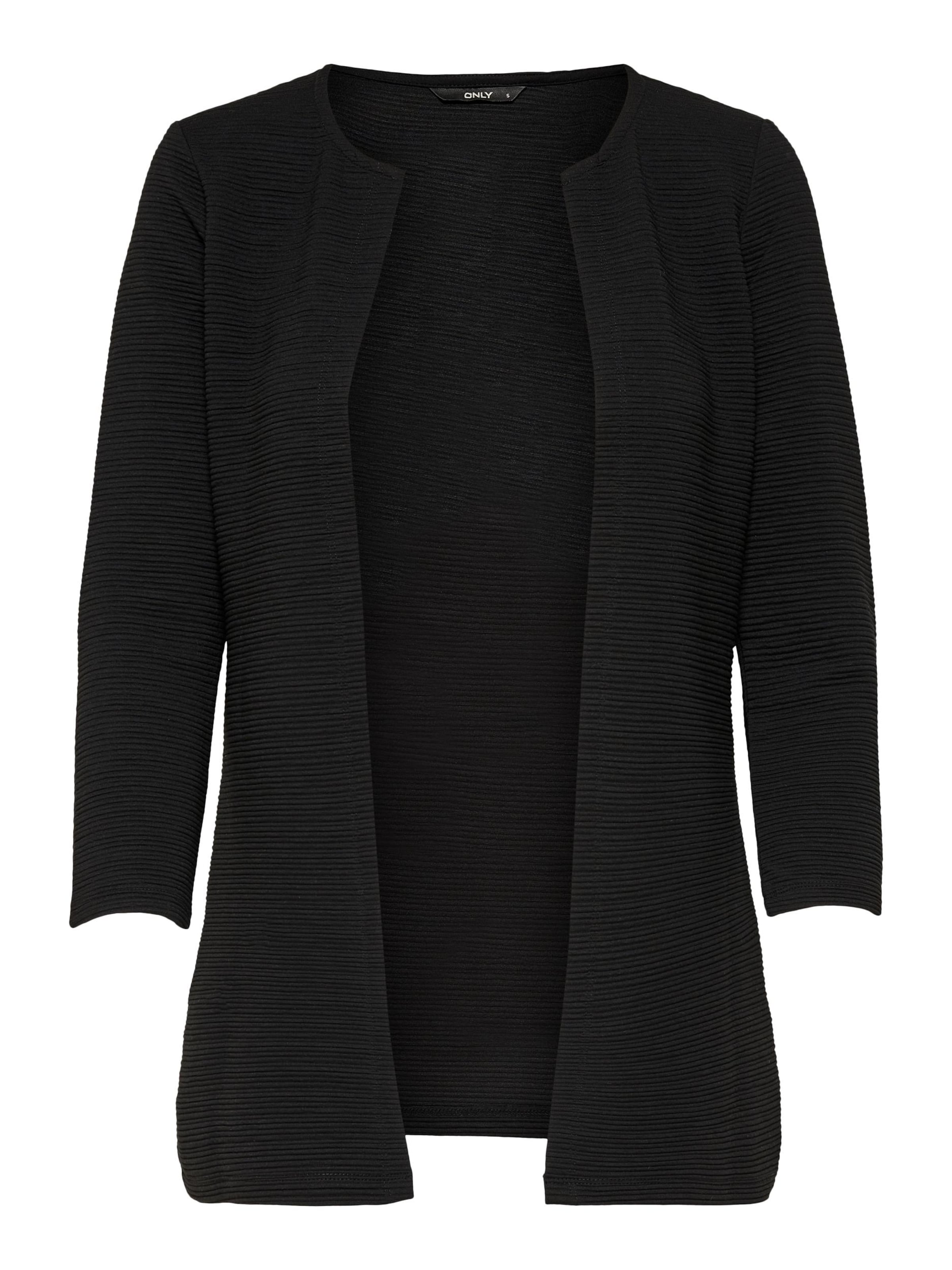 ONLY Knit Cardigan 'Leco' in Black: front