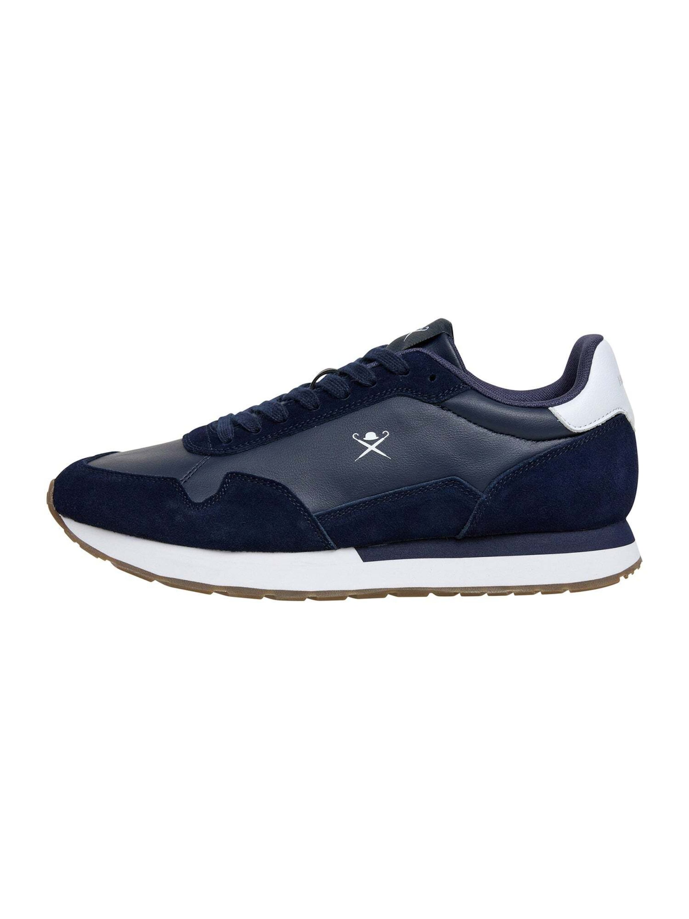 Hackett London Sneakers laag 'Vector' in Blauw: voorkant