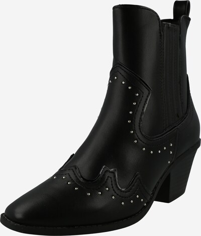 River Island Botas de cowboy em preto / prata, Vista do produto