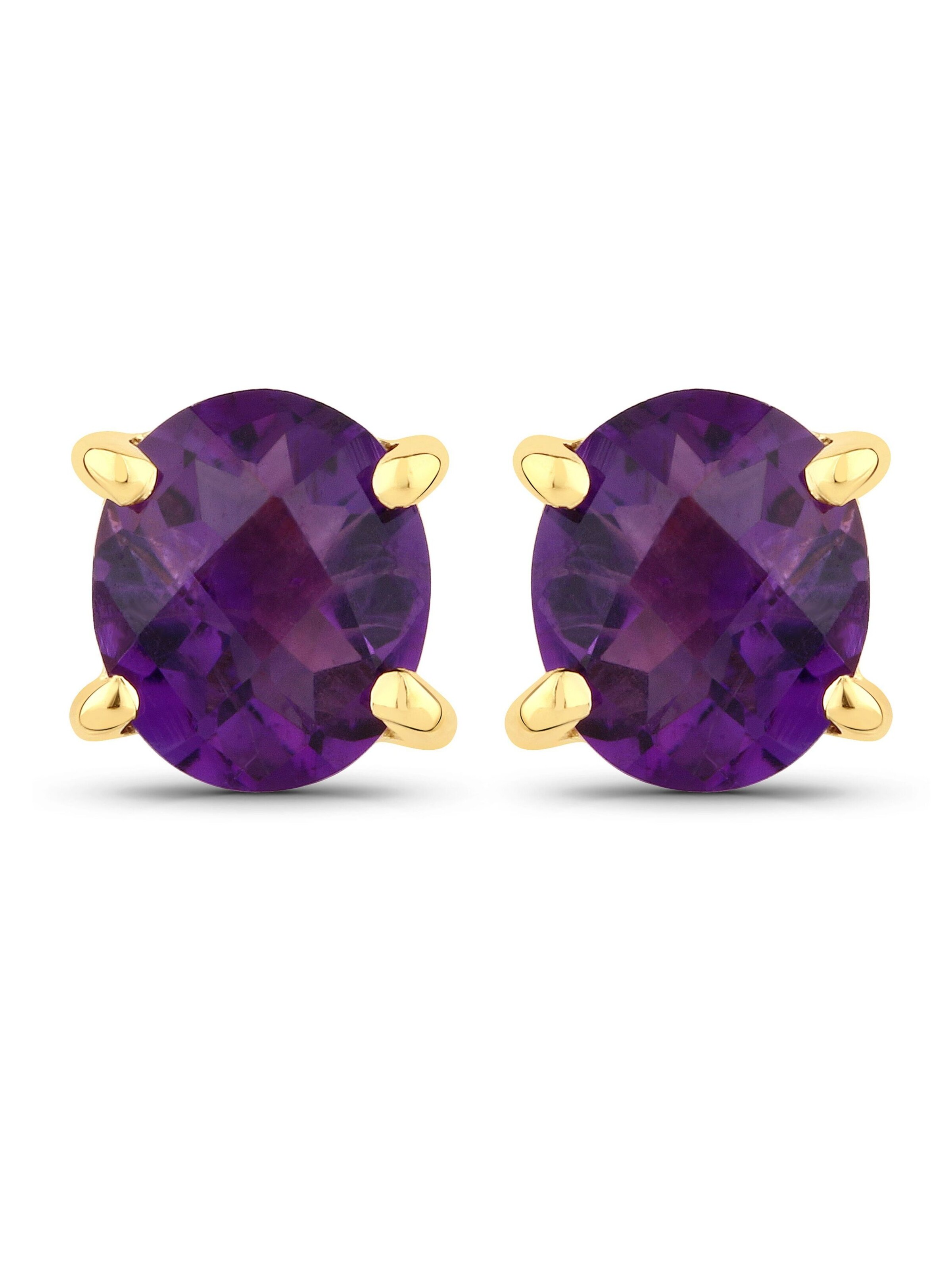 Vira Jewels Ohrstecker in Gold: Vorderseite