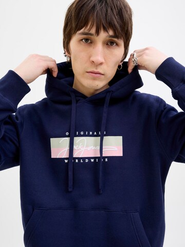 JACK & JONES Sweatshirt i blå