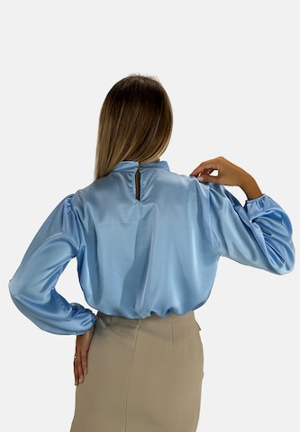 Elara Blouse in Blauw