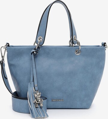 Shopper ' Beatrix ' di Emily & Noah in blu: frontale