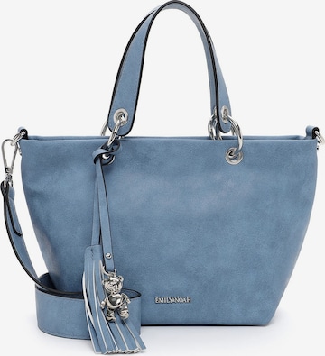 Emily & Noah Shopper ' Beatrix ' in Blue: front