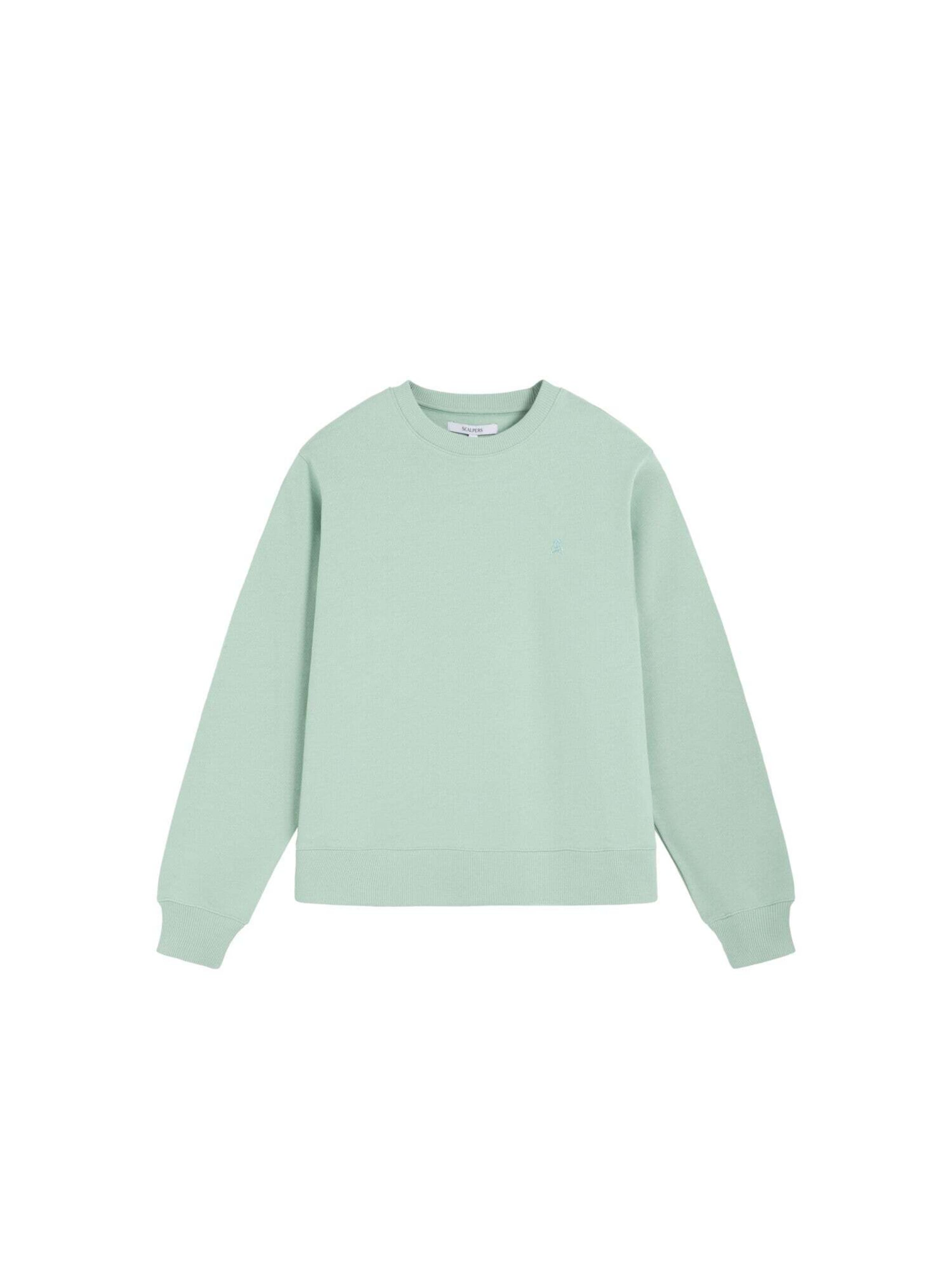 Sweat-shirt Scalpers en vert : devant