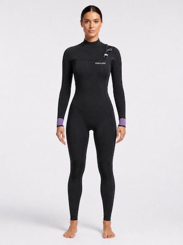 WALLIEN Wetsuit 'High Performance Yulex (4/3)' in Black