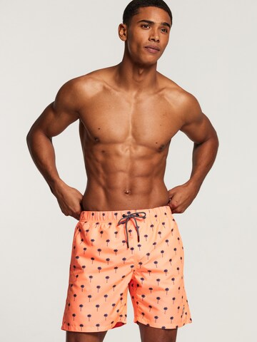 Shorts de bain Shiwi en orange : devant