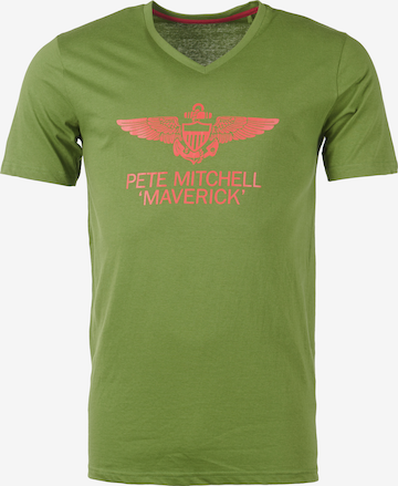 TOP GUN Shirt in Green: front